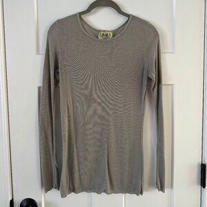 Vintage Juicy Couture Y2K Thermal Waffle Knit Long Sleeve Top